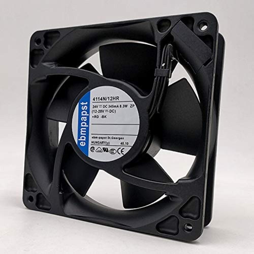 EBMPAPST 4114N/12HR 24V DC 8.3W 12038mm Ball Bearing Industrial Axial Cooling Fan