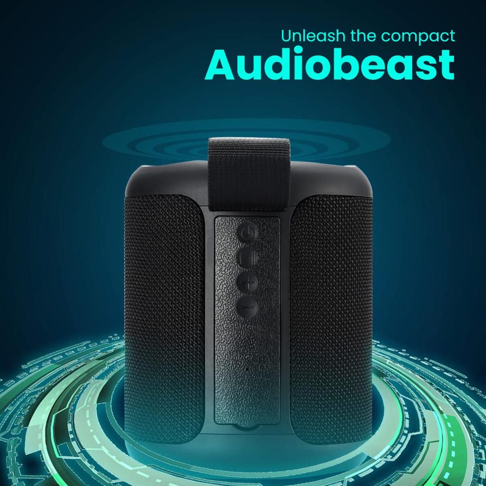 Portronics SoundDrum P 20W Portable Bluetooth Speaker with 6-7 hrs Playback Time, Handsfree Calling,
