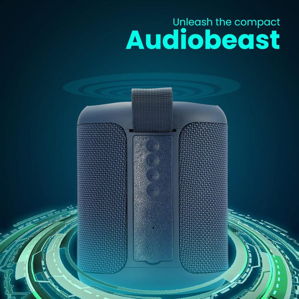 Portronics SoundDrum P 20W Portable Bluetooth Speaker with 6-7 hrs Playback Time, Handsfree Calling,