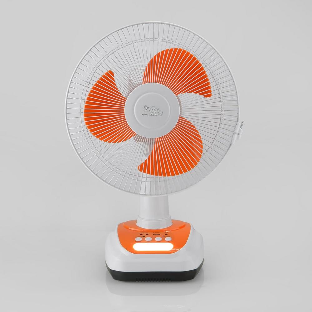 TERRIFIC RECHARGEABLE FAN AC/DC.