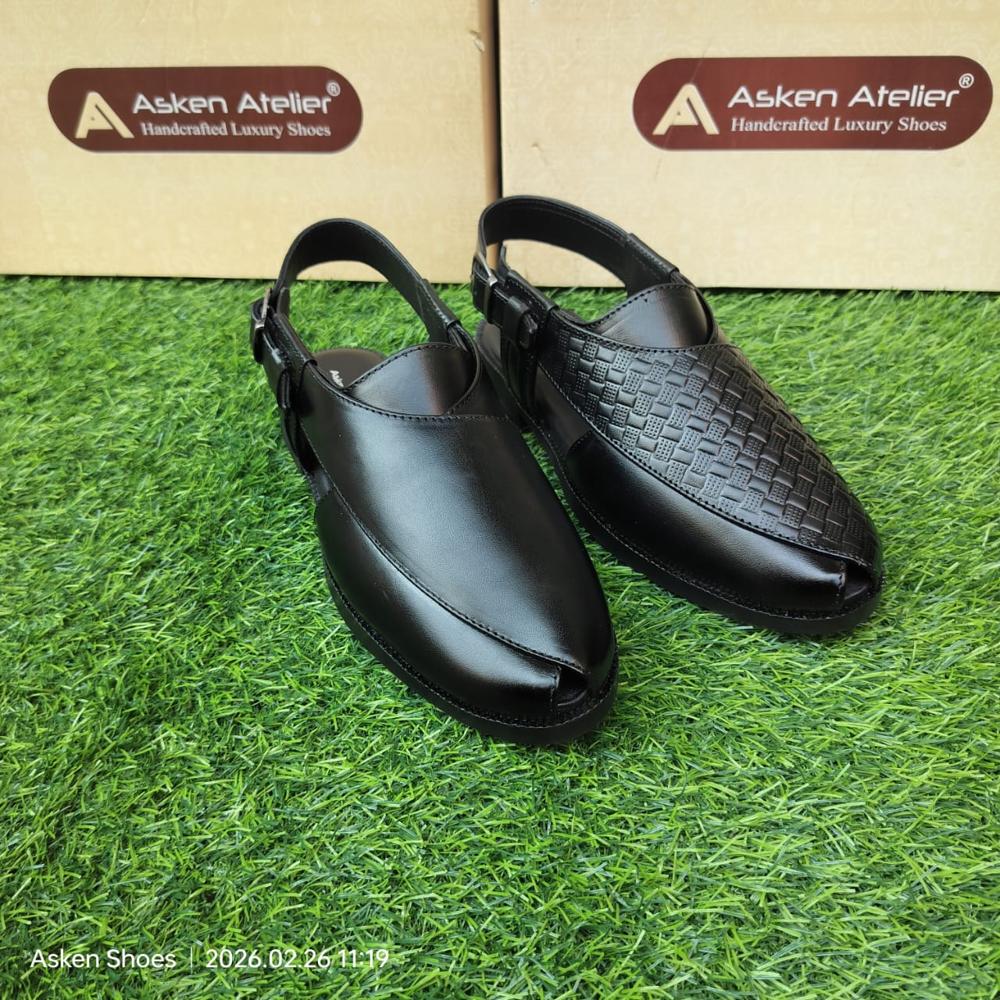 Men's Leather Peshwari