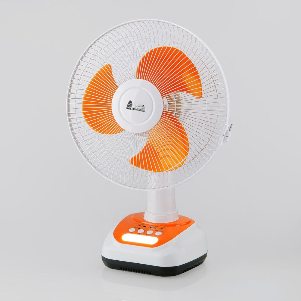 TERRIFIC RECHARGEABLE FAN AC/DC.