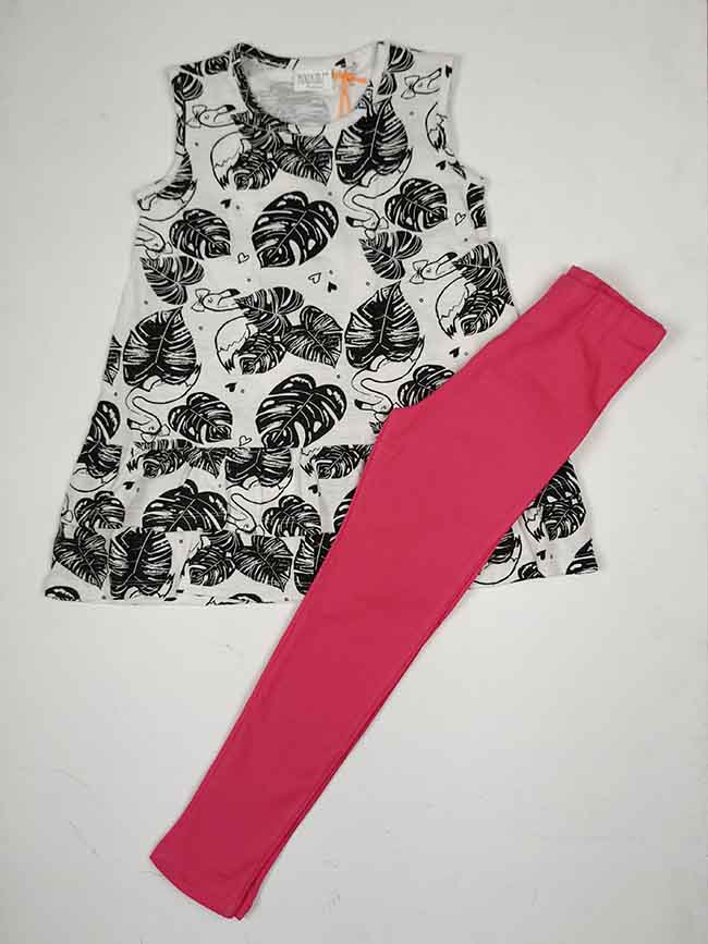 G22184 Girls Tunic + Leggings Set