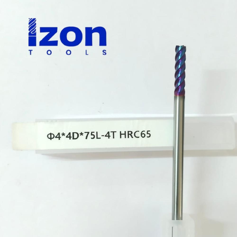 (65HRC-LONG SERIES)DIA-4 4FLUTE CARBIDE ENDMILL