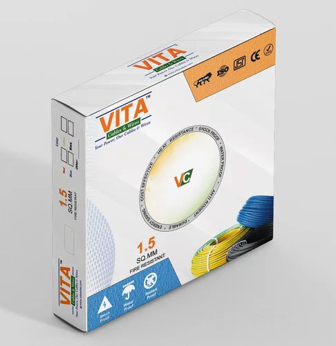 Pvc Copper House Wire 1.5 Sq Mm Single Core