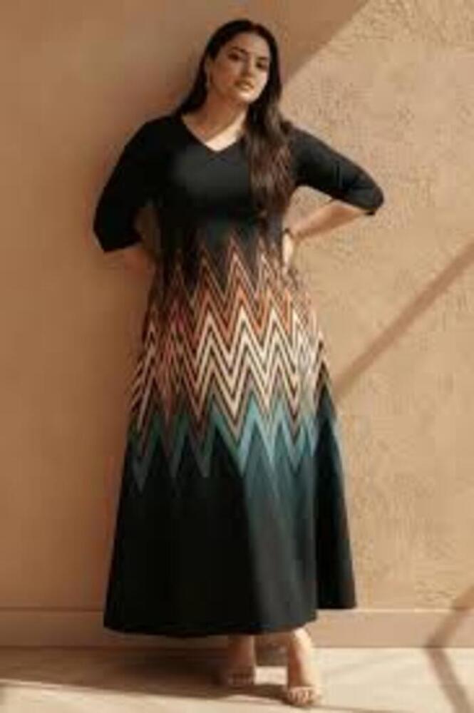 plus size Trending maxi dress