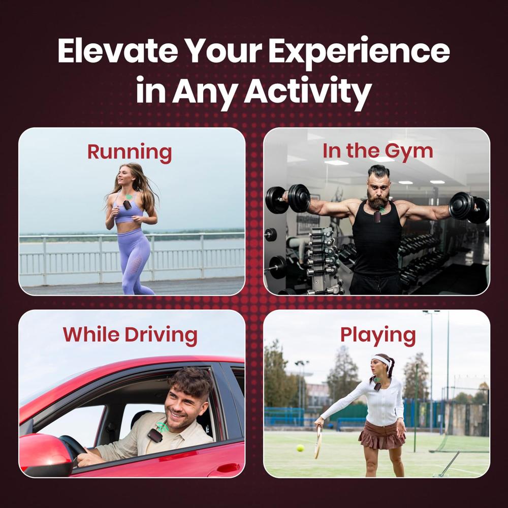 Portronics Talk Five 3W Wearable Bluetooth Speaker with Mic, Spring Clip-On, Upto 10Hours Playtime, IPX5 Water/Dust Resistant, Bluetooth 5.3v, Big Buttons, Portable Speaker with Microphone (Black)