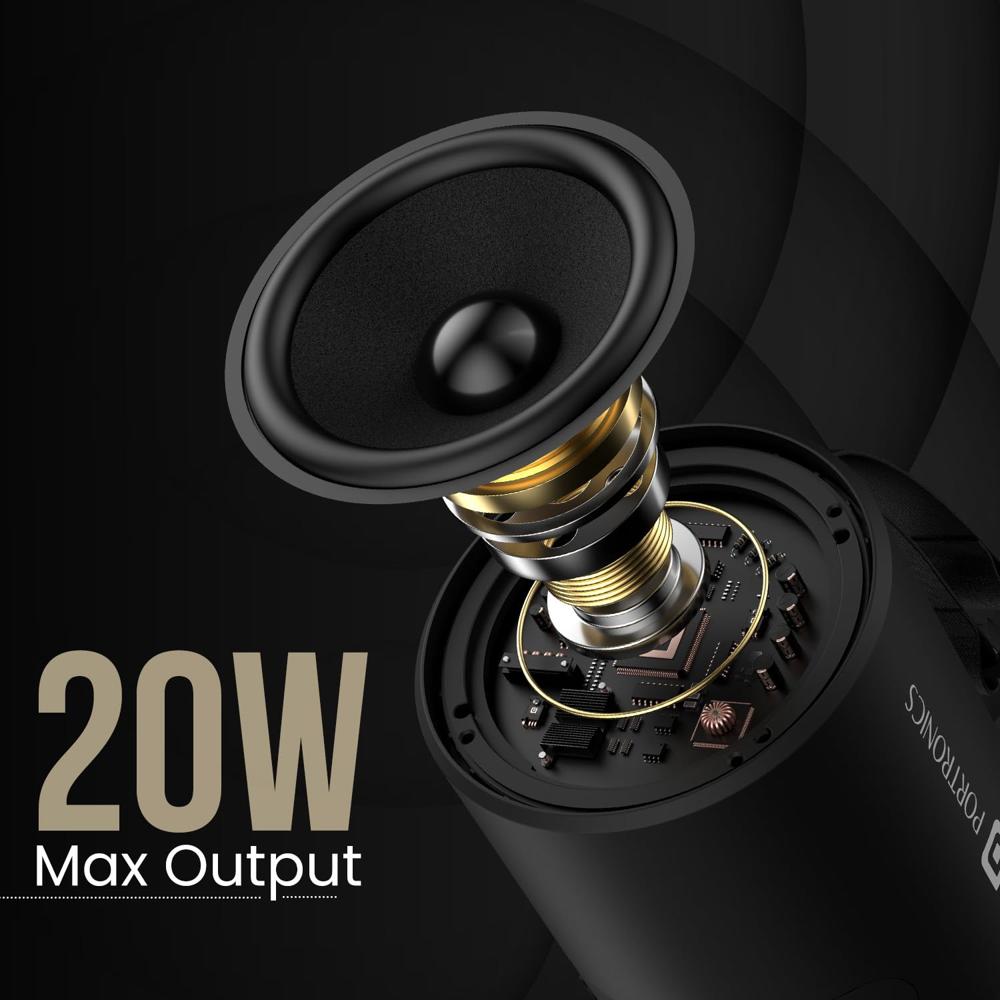 Portronics Soundpot 20W Wireless Bluetooth Portable