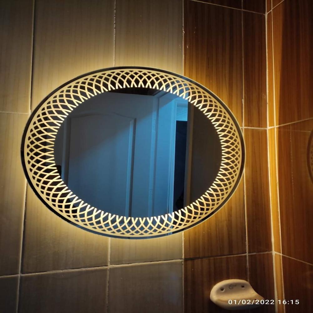 Led Mirror - Color: Golden