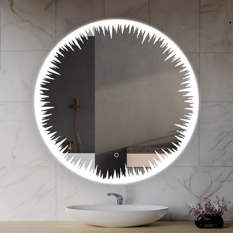 Led Mirror - Color: Golden