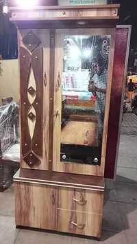 Hardwood Dressing Table - Color: Natural Wood Brown