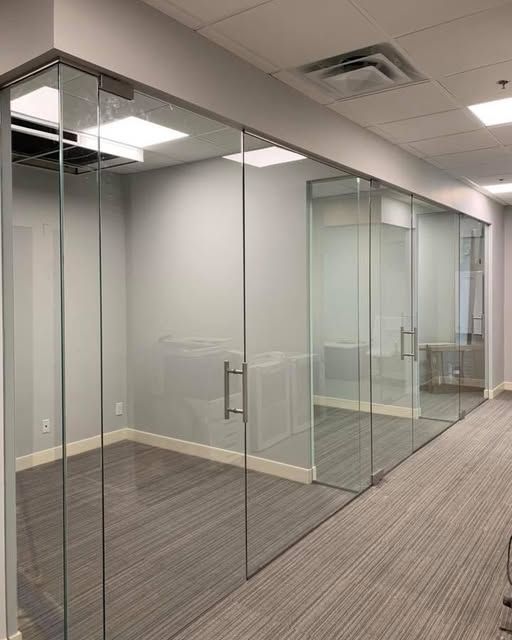 Toughened Glass Partition