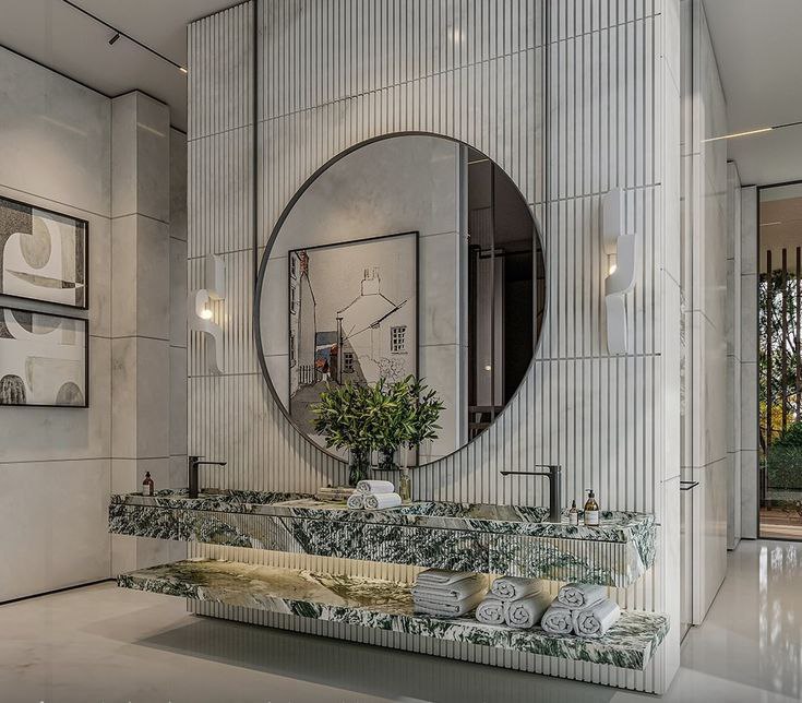 SS Metal Frame Mirror