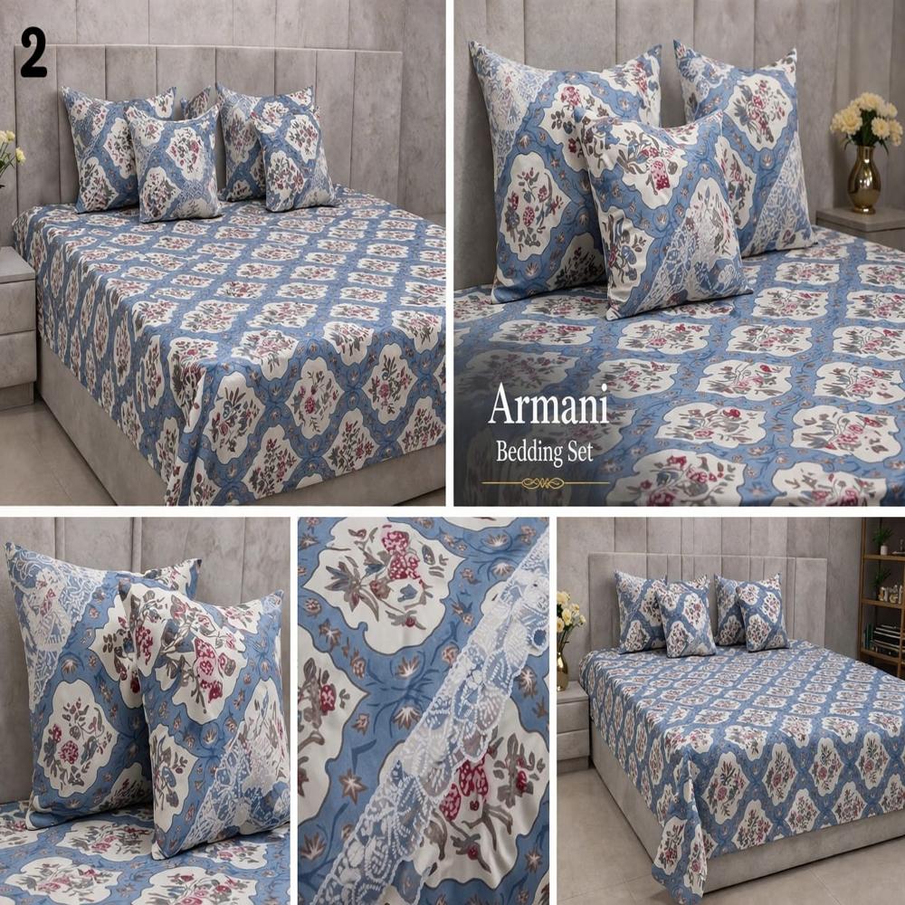 Armani 5 Pc Bedding Set - Feature: Washable