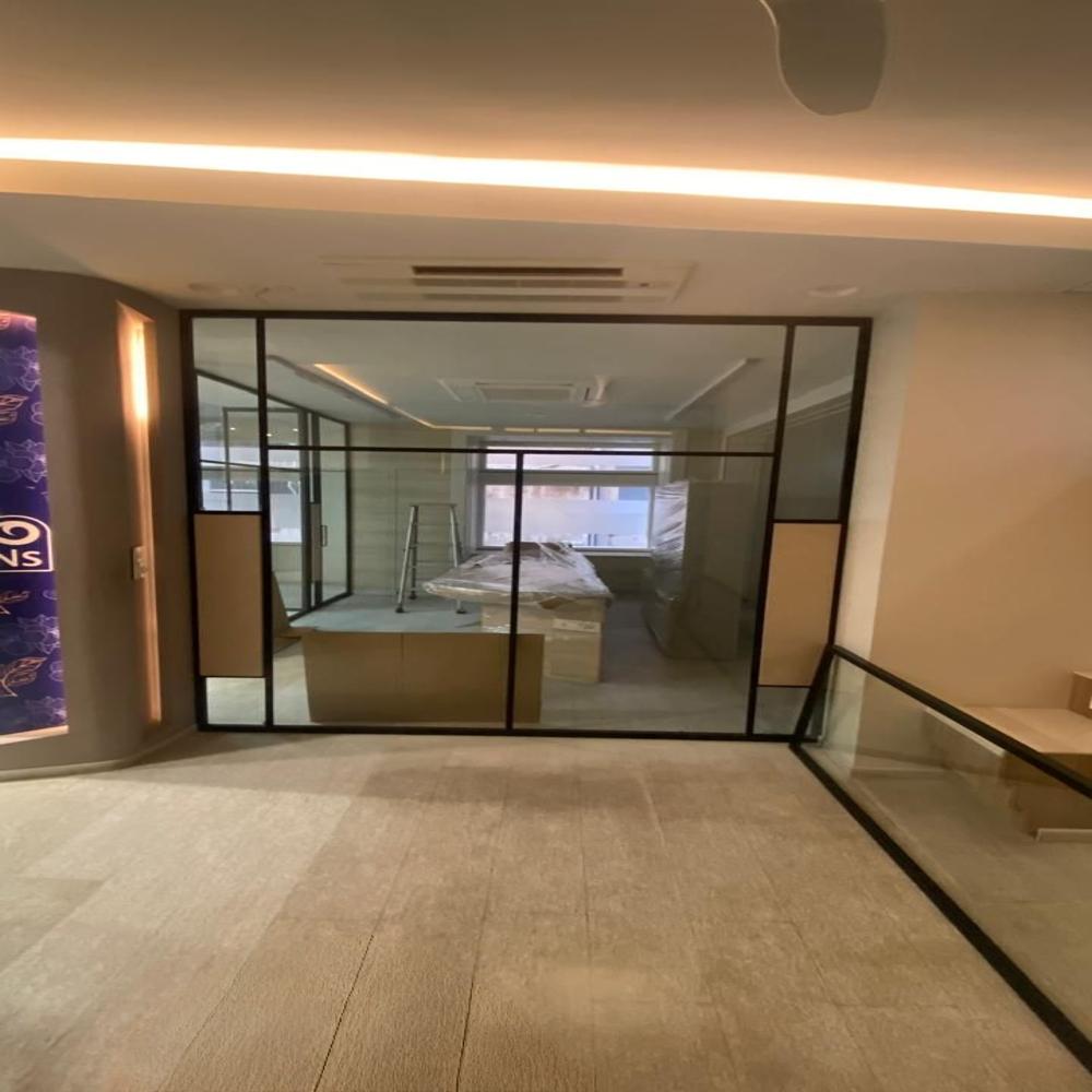 Slim profile door