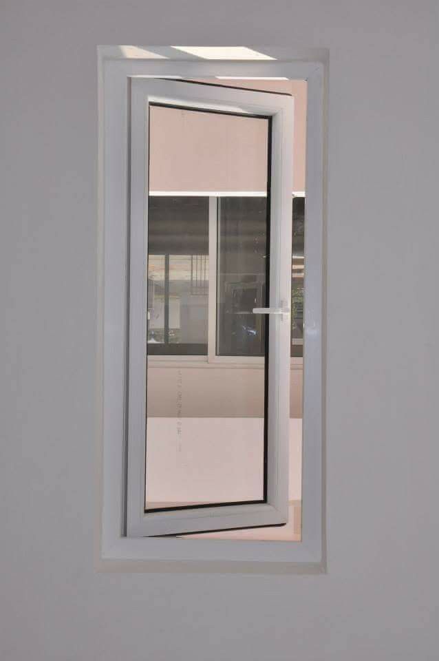 Upvc Window - Color: Gray