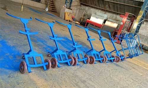 Three Wheel Drum Lifter Trolley