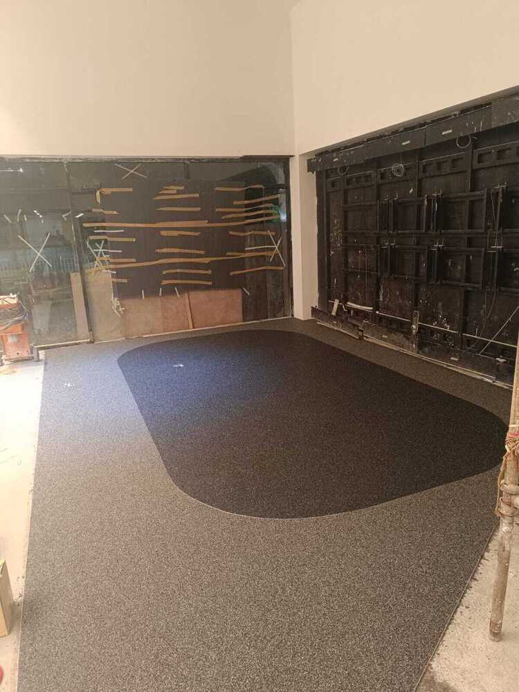 Stone carpet flooring used EPOXY PU BINDER 2:1 ratio