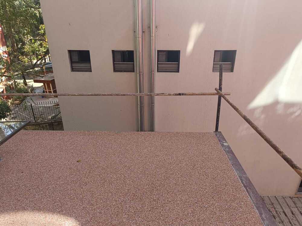 Stone carpet flooring used EPOXY PU BINDER 2:1 ratio