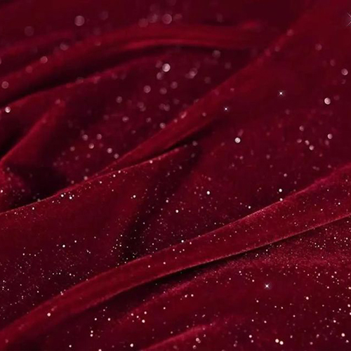 Glitter Velvet Fabric