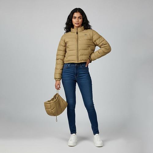 Girls Crop Top Jacket