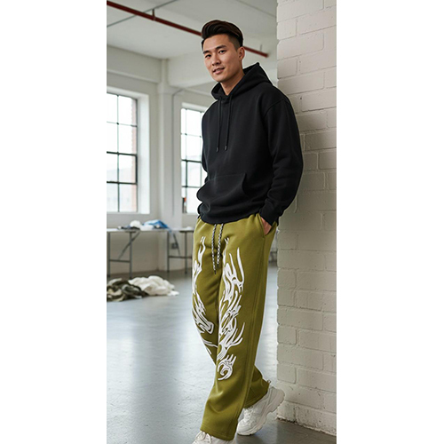 Men Cotton Fleece Lower