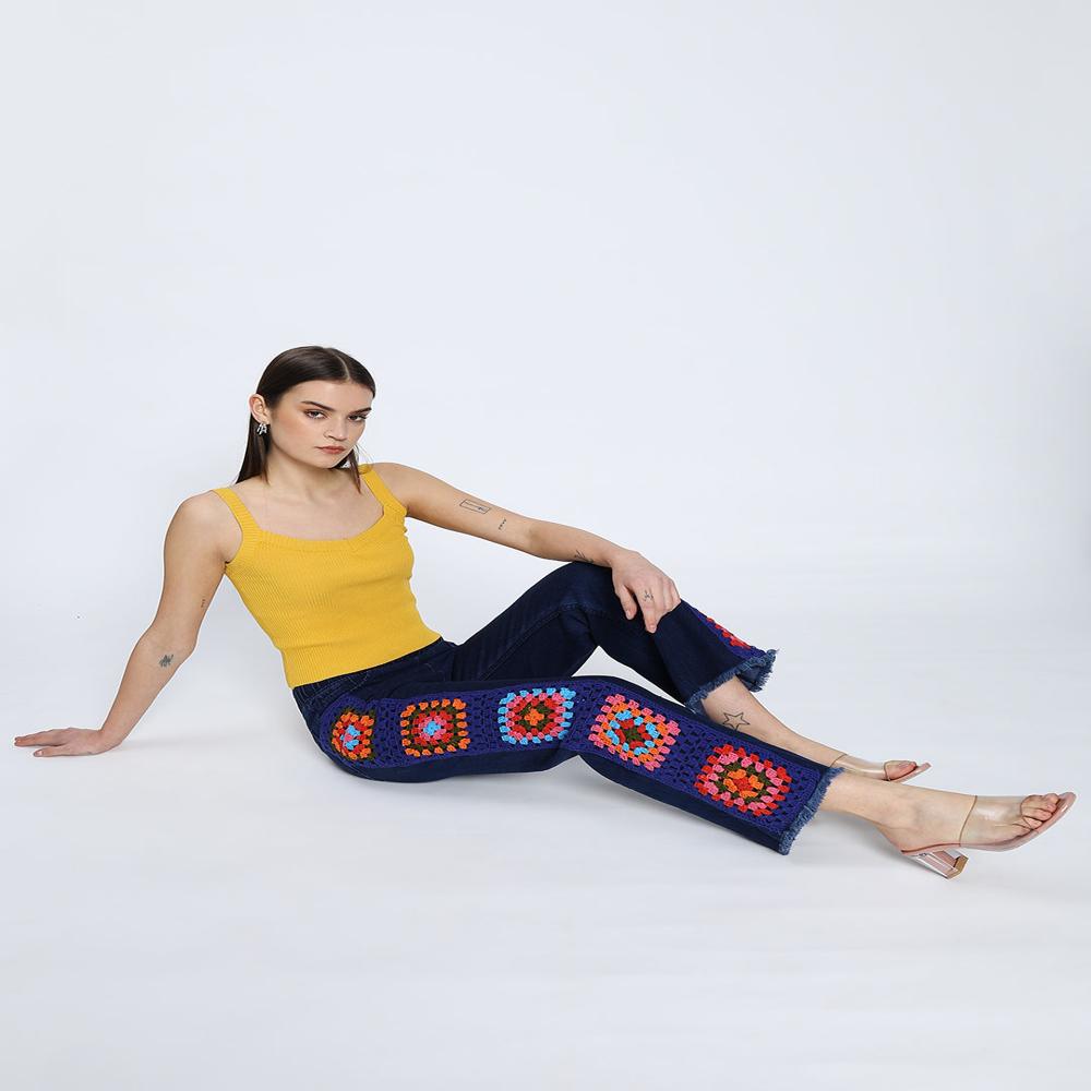Boho Square Jeans - Age Group: Adults