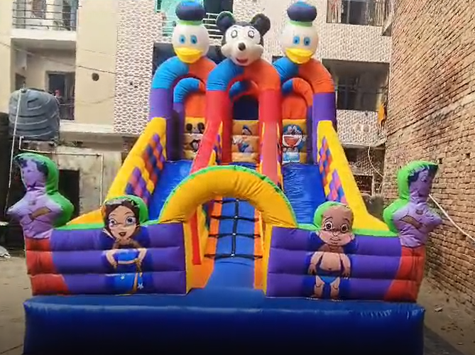 Inflatable Bouncy Castle for kids, 12x18 Feet Bouncy Slide