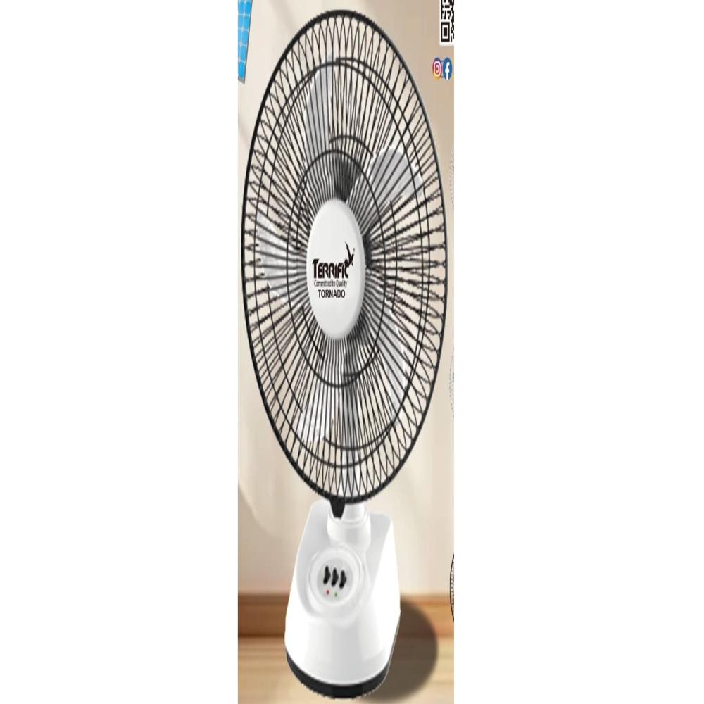 TERRIFIC RECHARGEABLE FAN AC/DC
