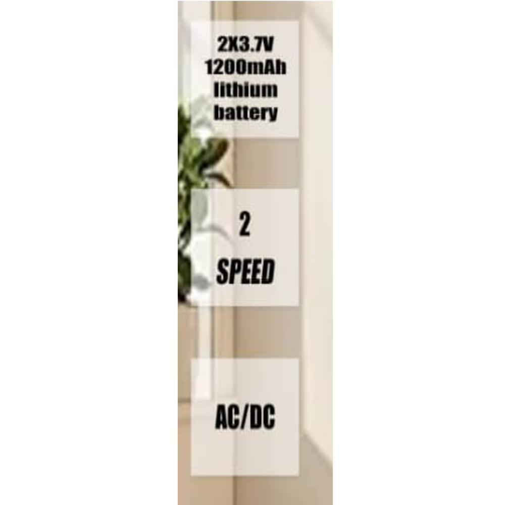 TERRIFIC RECHARGEABLE FAN AC/DC