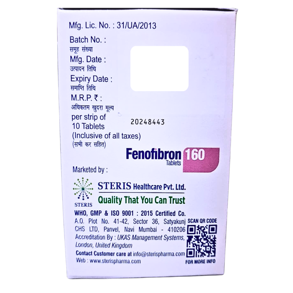 Fenofibrate 160 mg