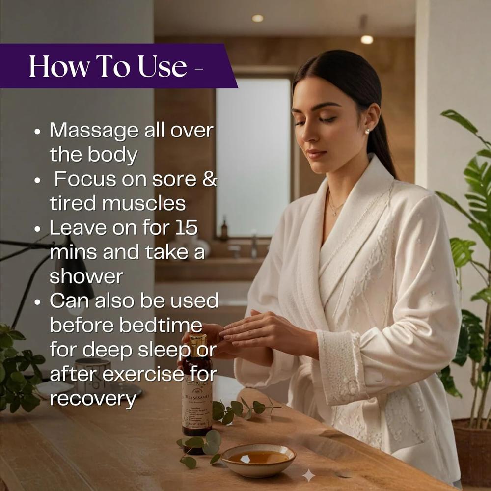 Sesame Body Massage Oil