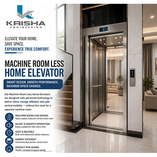 Machine room less home elevator