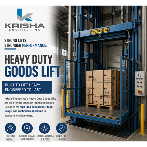 Heavy duty goods lift