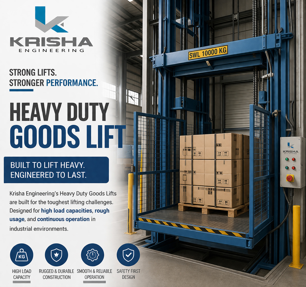 Heavy duty goods lift