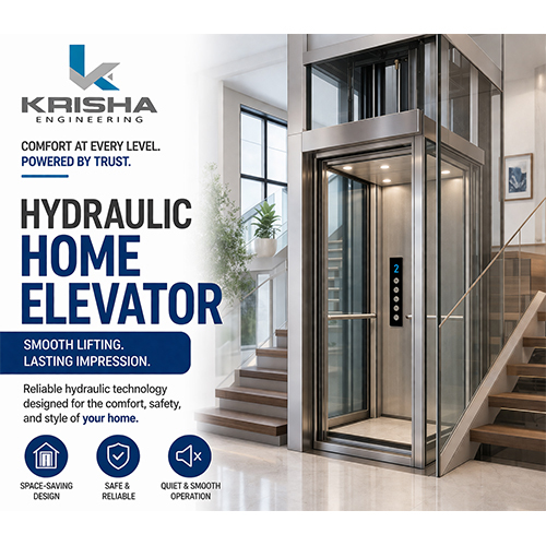 Hydraulic home elevator