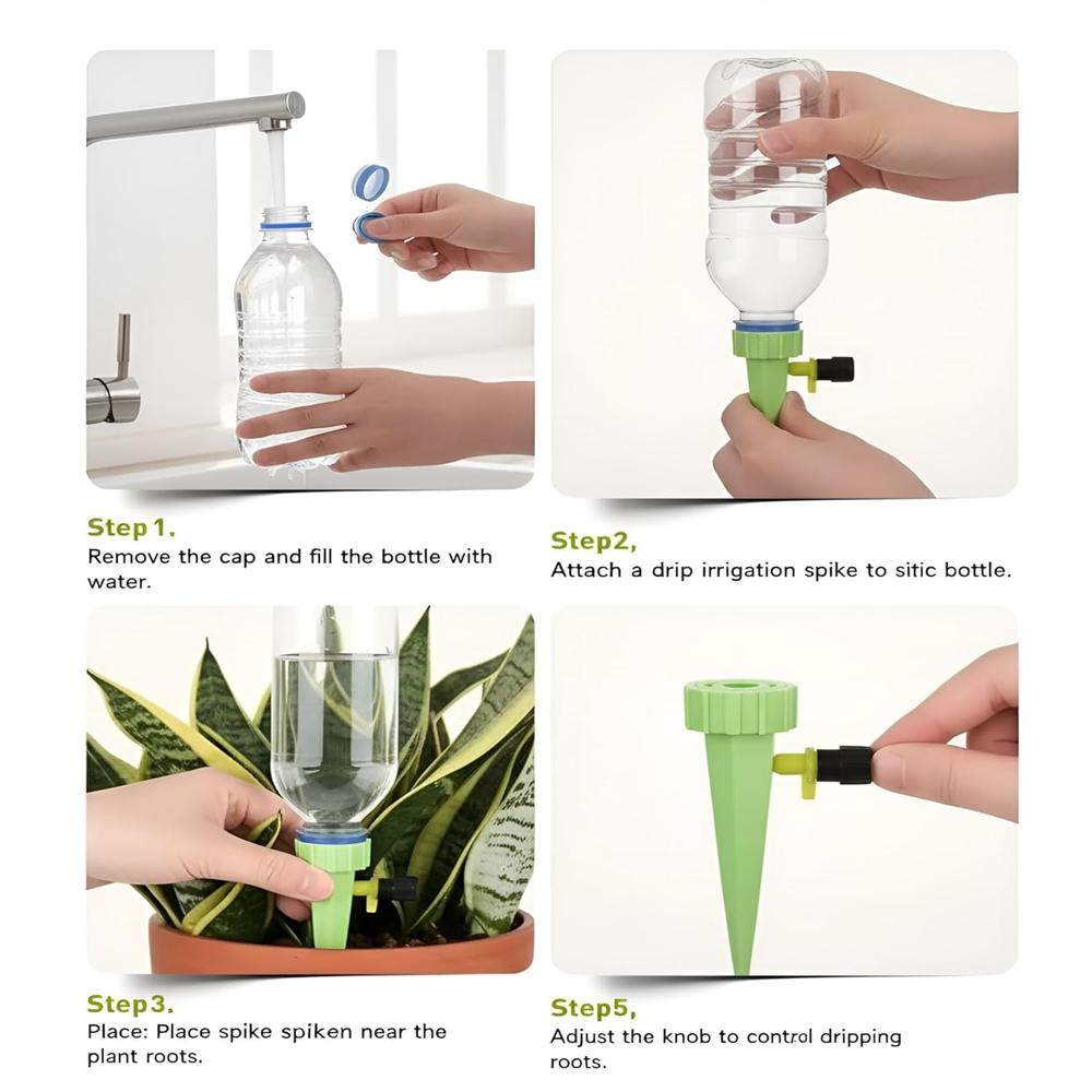 Self Watering Spikes for Plants 12 Pcs Set