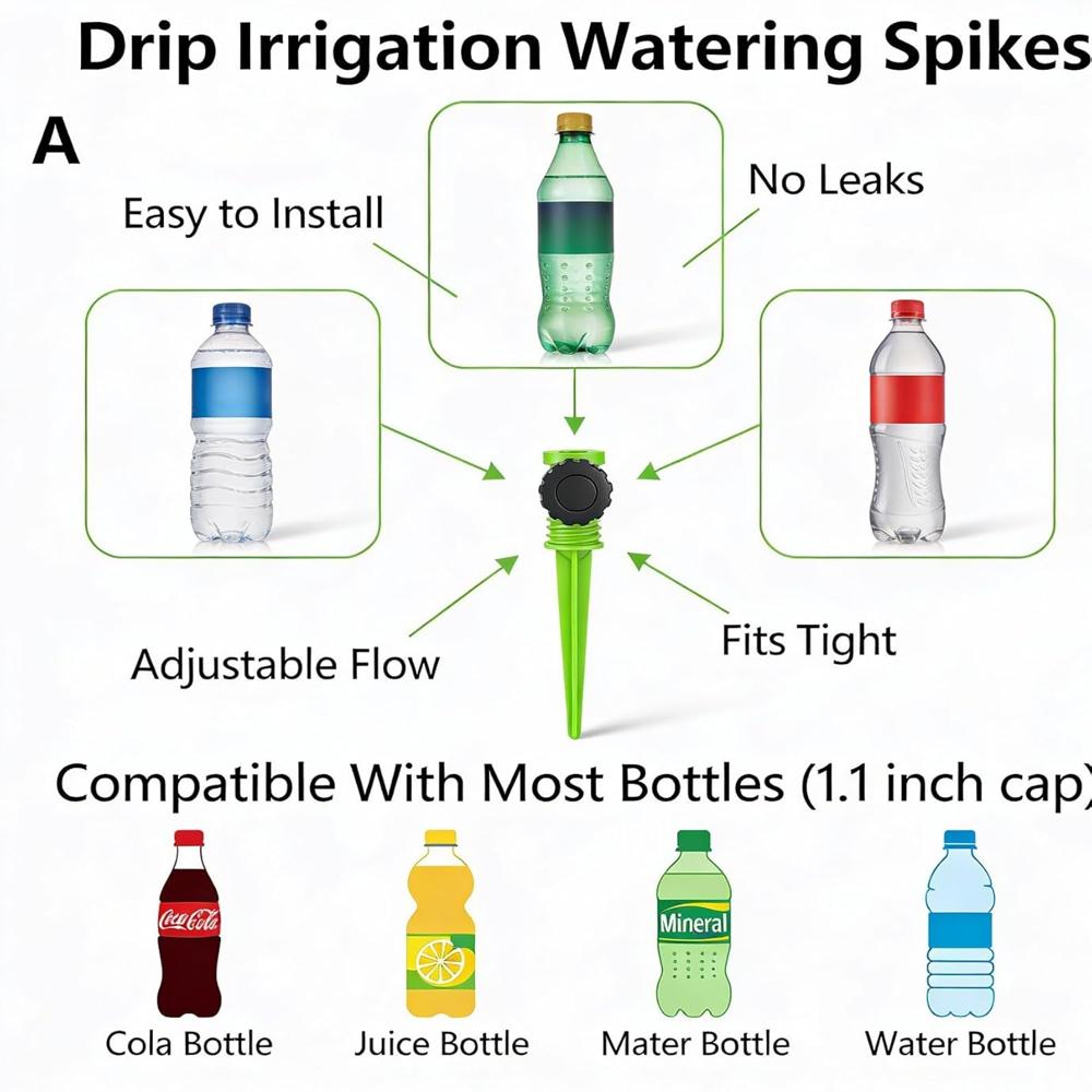 Self Watering Spikes for Plants 12 Pcs Set