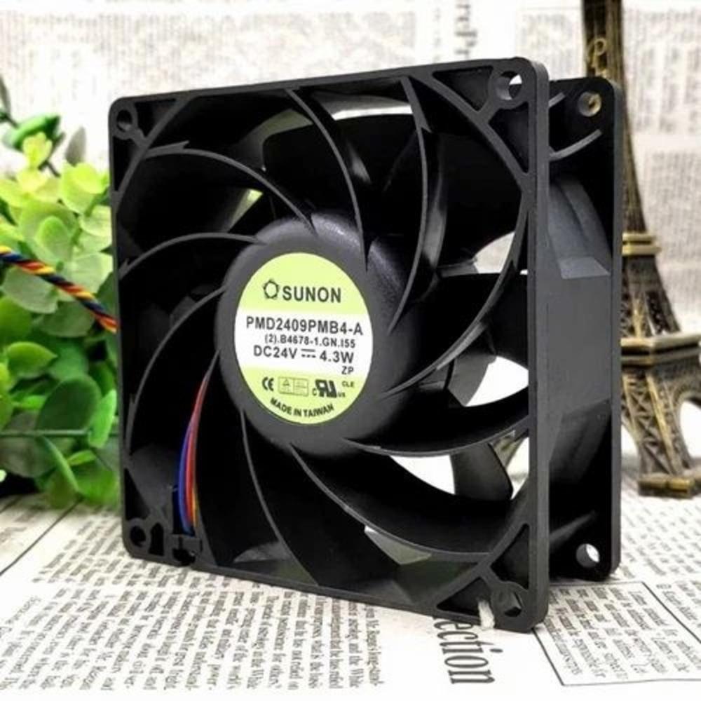 SUNON PMD2409PMB4-A 24V DC 4.3W 9038mm Ball Bearing Industrial Axial Cooling Fan
