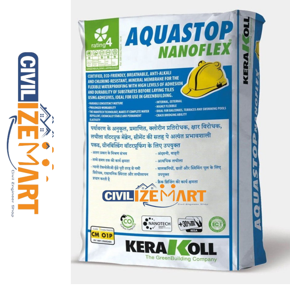 Kerakoll aquastopn nano flex Tile adhesive