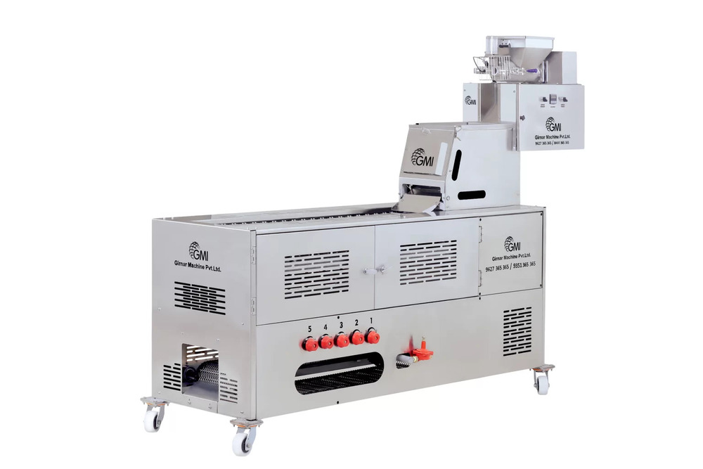 1000 Chapati Per Hour Automatic Chapati With Attached Dough Ball Making Machine - Color: Silver