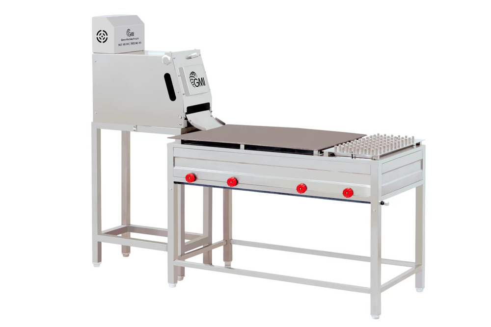 1000 Chapati Per Hour Automatic Roti Pressing Machine - Color: Silver / Metallic