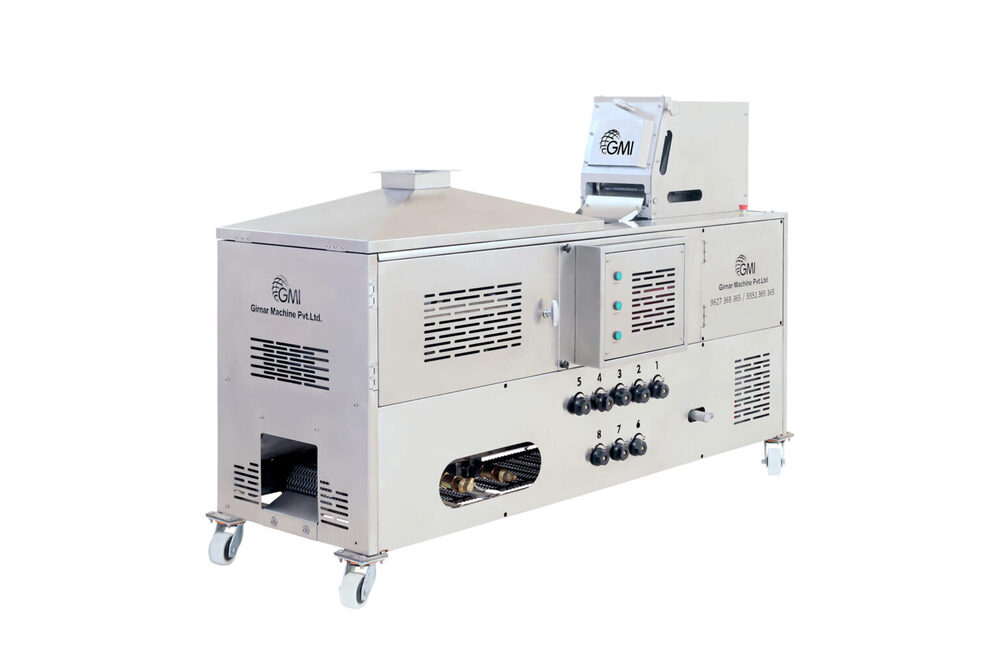 1000 Chapati Per Hour Export Model  Automatic Chapati Making Machine - Color: Silver/Grey