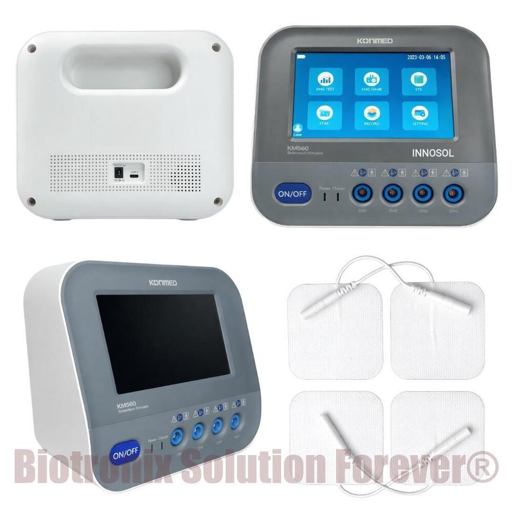 Konmed KM-560 4 Channel Biofeedback System with Gaming Therapy