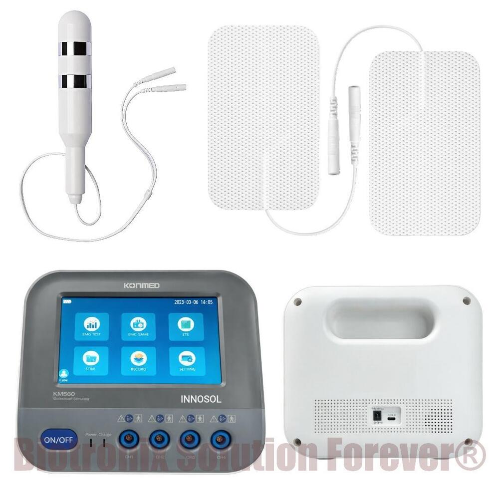 Konmed KM-560 4 Channel Biofeedback System with Gaming Therapy