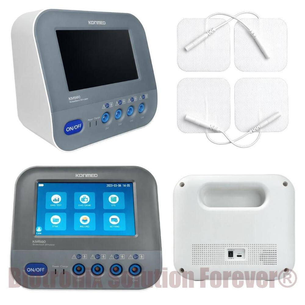 Konmed KM-560 EMG Biofeedback Equipment with 4 Channel Output