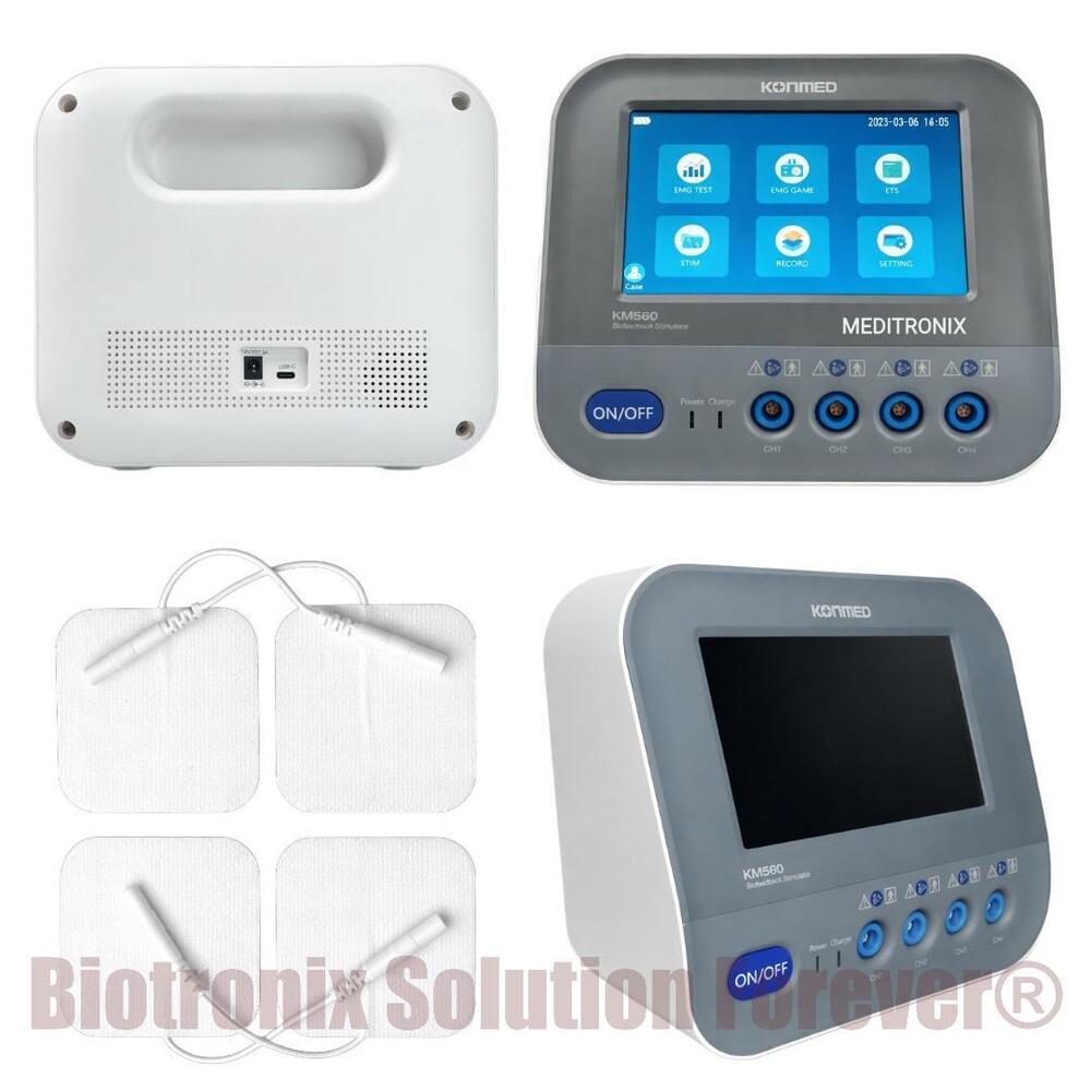 Konmed KM-560 Biofeedback Machine with EMG ETS Gaming Stimulator