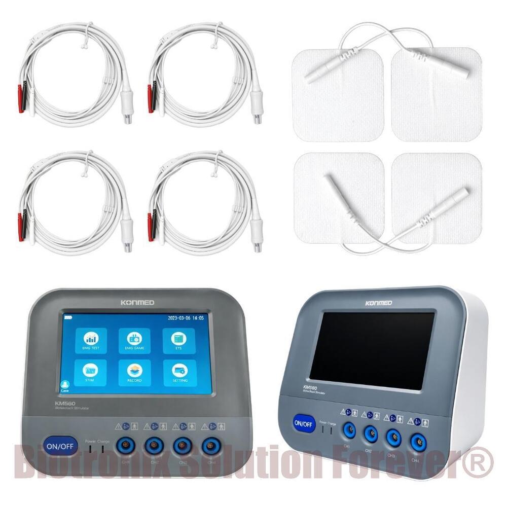 Konmed KM-560 Biofeedback Machine with EMG ETS Gaming Stimulator