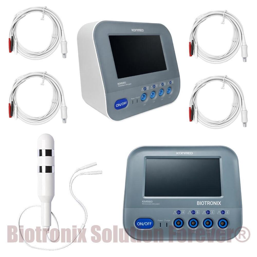 Konmed KM-560 4 Channel EMG Biofeedback Device with ETS FES NMES