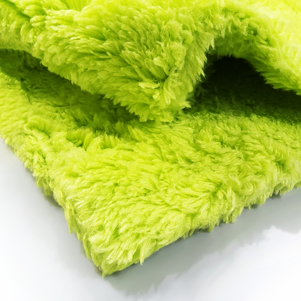 Long Pile PLUSH EDGELESS  40X40cm 550 GSM MICROFIBER CLOTH 